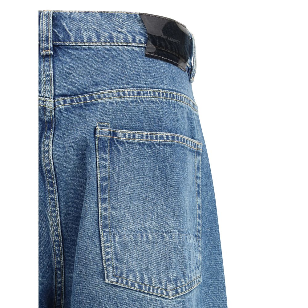 Our Legacy Jeans aus blauer Baumwolle mit schmal zulaufendem Bein