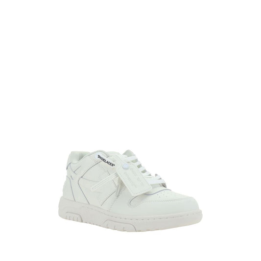 Off-White White Calf Leather Bos Taurus Low Top Sneakers