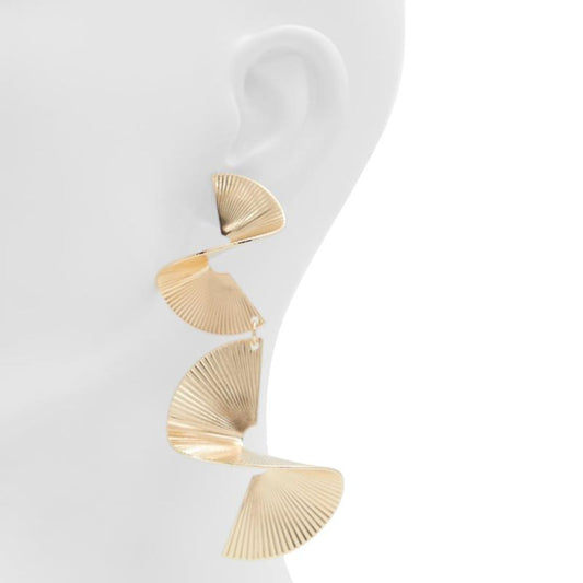ALDO Gold Elastane Earrings