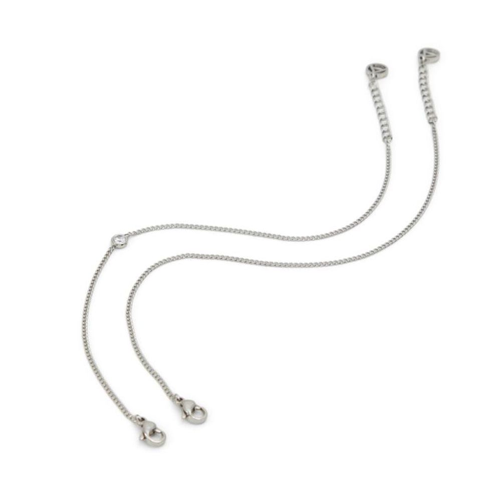ALDO Silver Elastane Bracelet