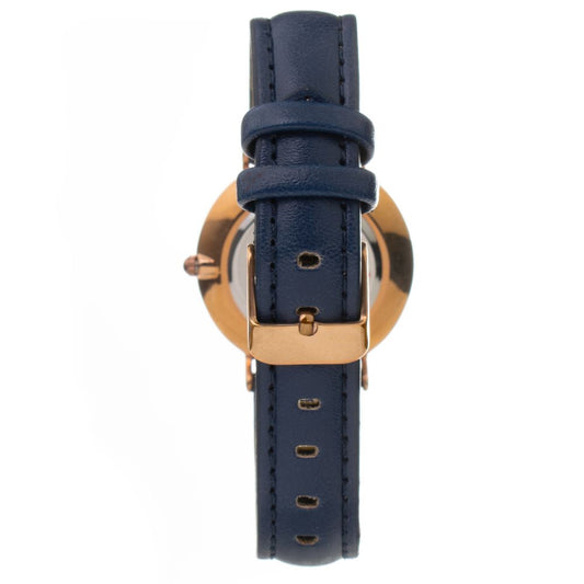 ARABIANS Blue Leather Dress Watch
