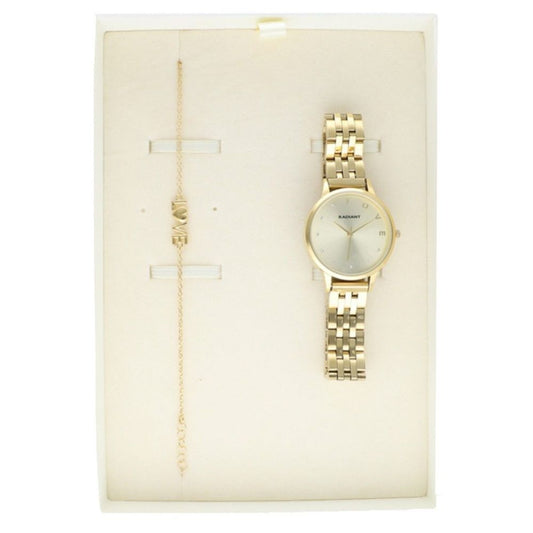 RADIANT Gold Stainless Steel Dress Watch