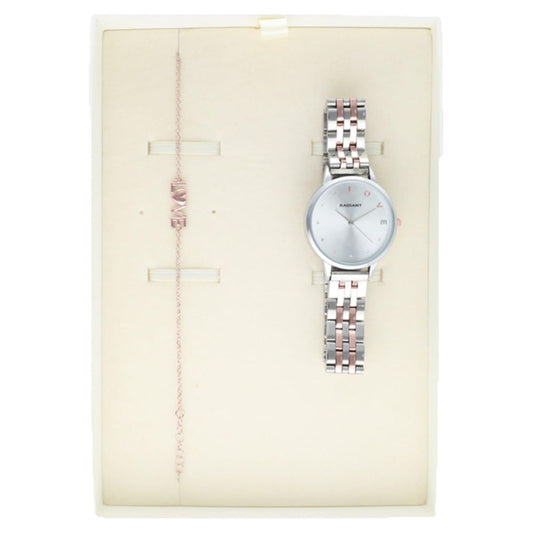 RADIANT Gray Stainless Steel Bracelet Watch