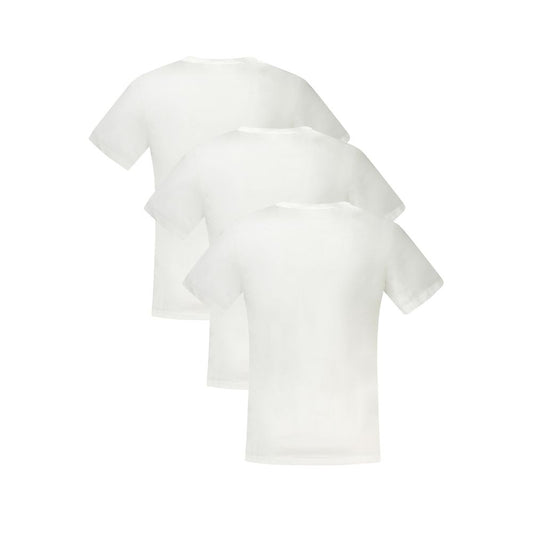 Tommy Hilfiger Bianco Cotton Men T-Shirt