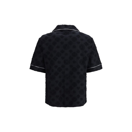 Casablanca Black Cotton Shortsleeve Shirt