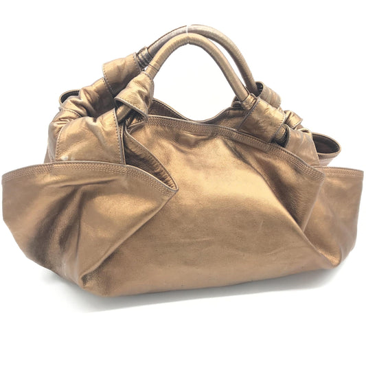 Loewe Metallic Bronze Nappa Aire Beige Shoulder Bag