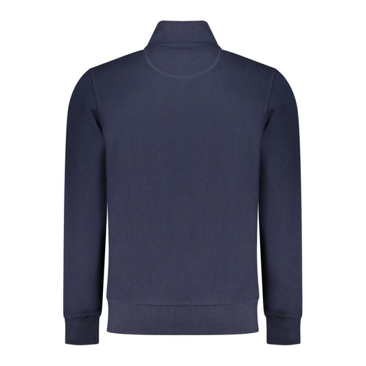 North Sails Blue Cotton Men Sweatshirt