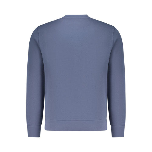 North Sails Blue Cotton Men Sweatshirt