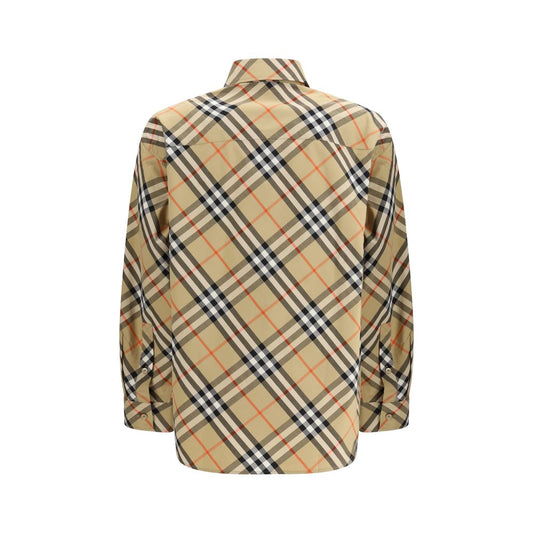 Burberry Multicolor Cotton Pattern Shirt