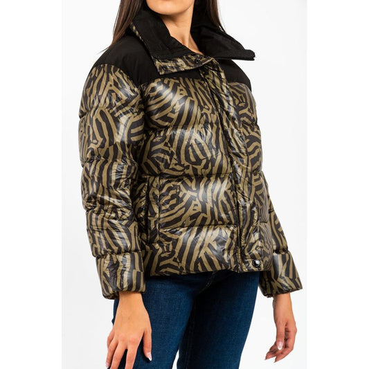 Gas Green Polyamide Parka