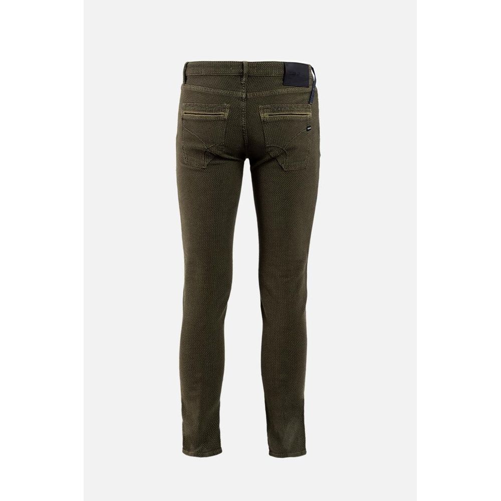 Gas Brown Cotton Casual Pants