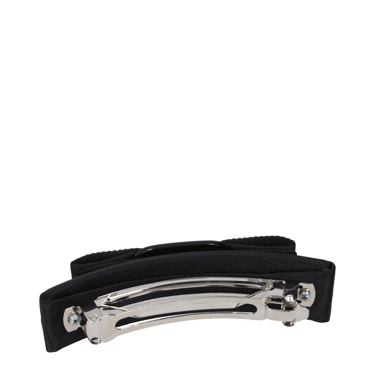 Salvatore Ferragamo Black Fabric Hair Clip