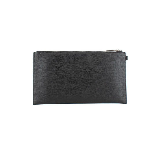 Michael Kors Black Leather Clutch Bag