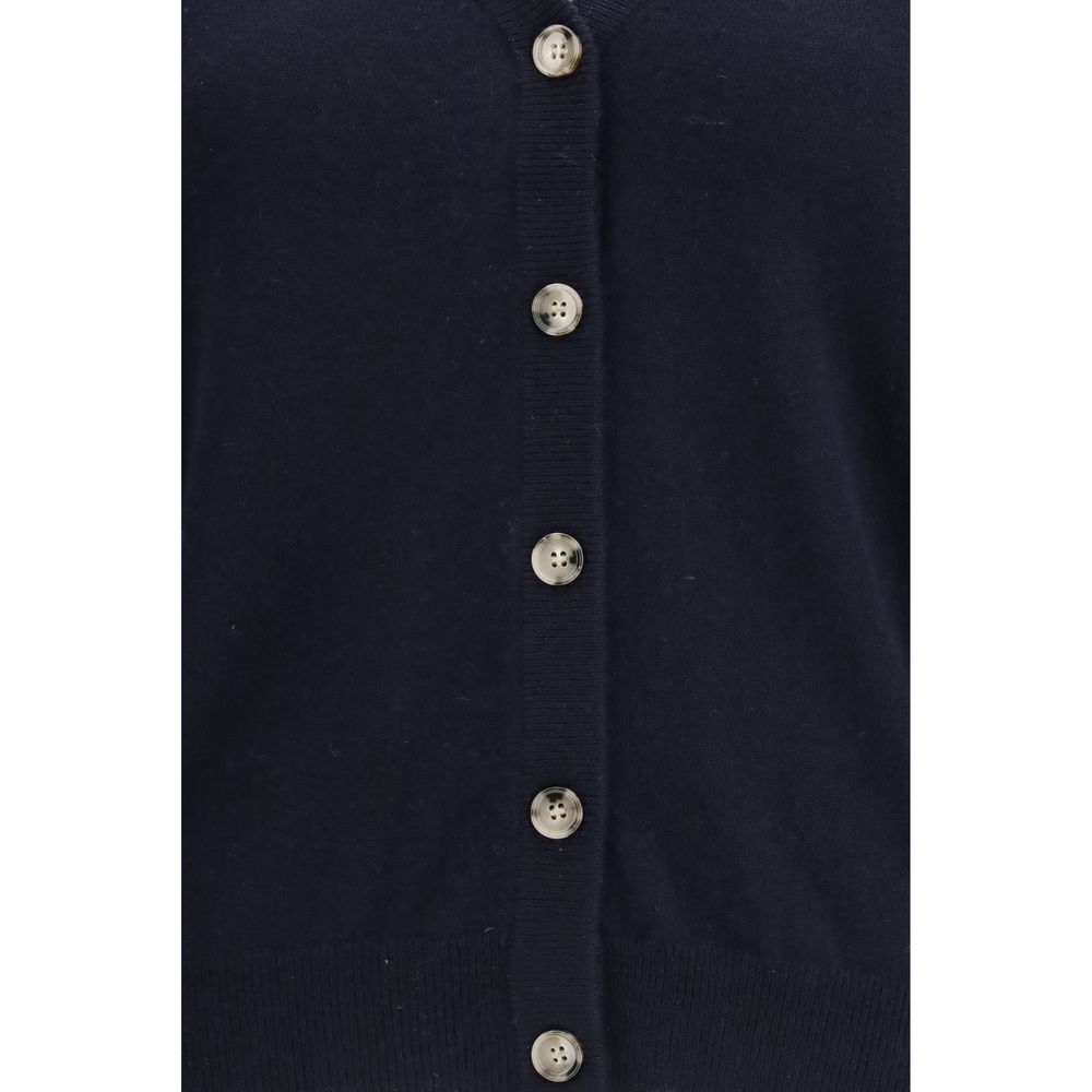 Allude Blue Cashmere Cardigan