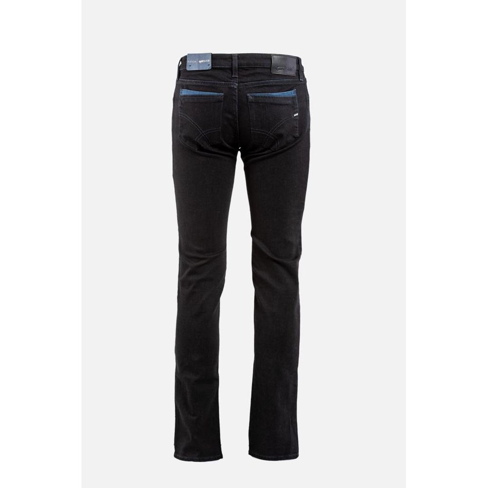 Gas Black Cotton Jeans Denim