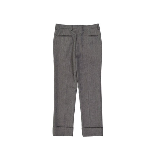 Prada Gray Wool Casual Pants