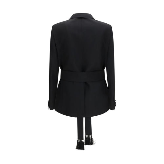 Valentino Black Wool Oves Aries Blazer