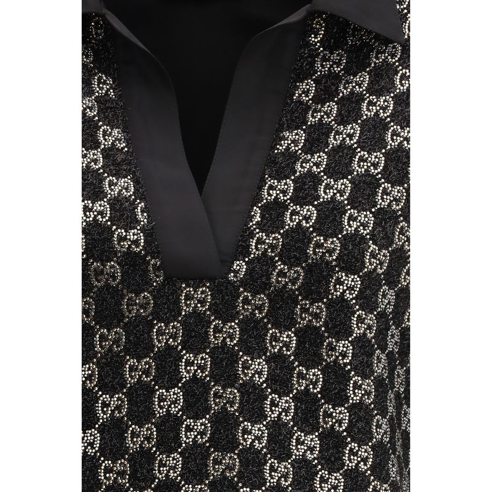 Schwarzes Viskosehemd von Gucci