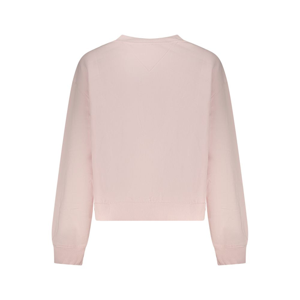 Tommy Hilfiger Pink Cotton Women Sweatshirt