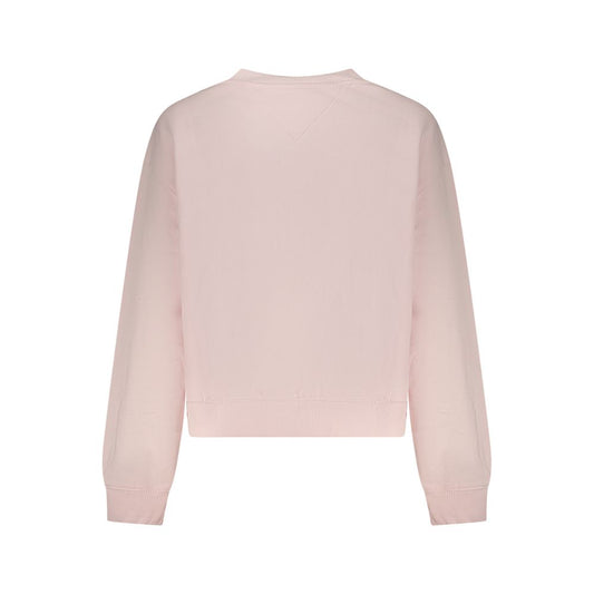 Tommy Hilfiger Damen-Sweatshirt aus rosa Baumwolle