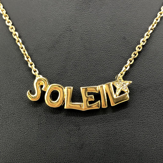 Saint Laurent Soleil Designer Statement Necklace