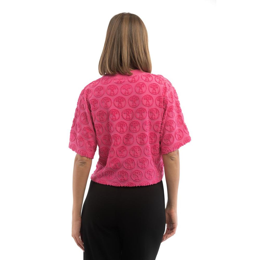 Moschino Fuchsia Cotton T-Shirt