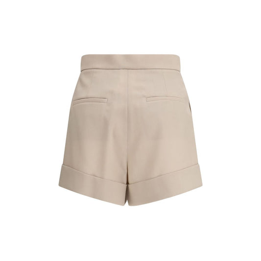 Max Mara Bicolor Wool Oves Aries Bermuda Shorts