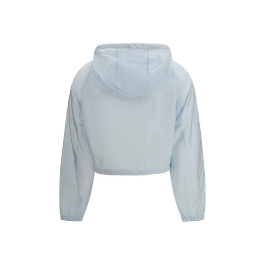 Prada Blue Recycled Polyamide Shell Jacket