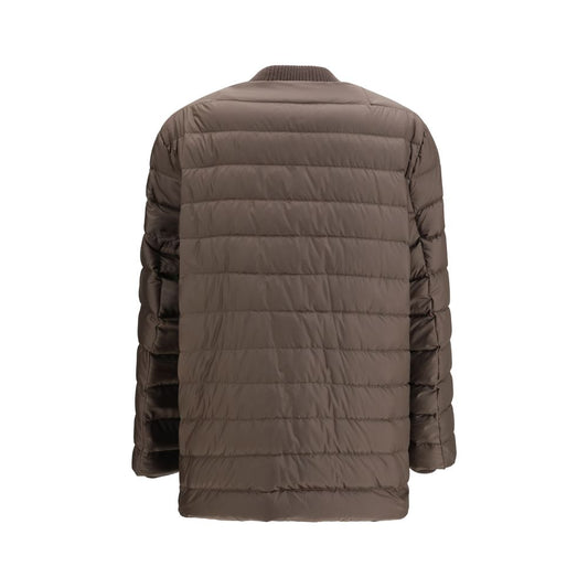Moncler x Rick Owens Brown Goose Down Bomber
