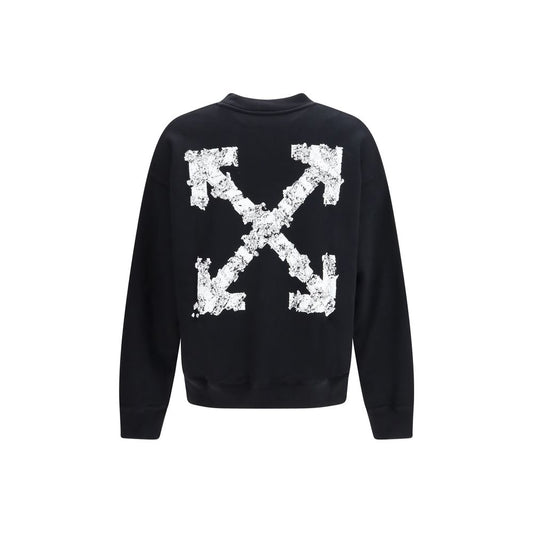 Off-White Black Cotton Sweatshirt