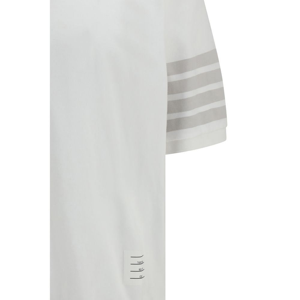 Thom Browne Polohemd aus weißer Baumwolle
