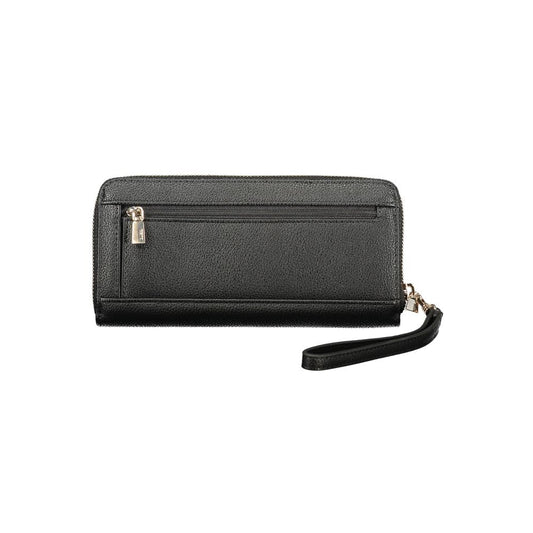 Guess Jeans Black Polyurethane Women Wallet