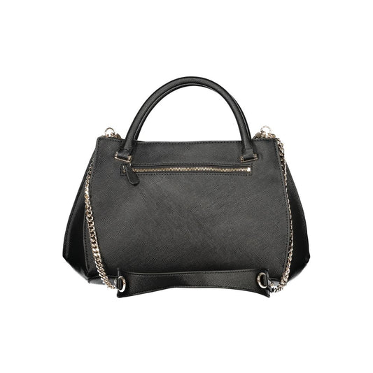 Guess Jeans Black Polyethylene Handbag