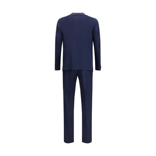 Tagliatore Blue Wool Two-Piece Suit