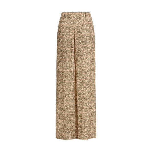 Kristina Ti Multicolor Viscose Casual Pants