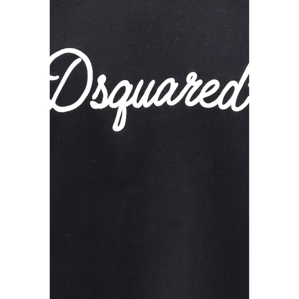 Dsquared² Schwarzes Baumwoll-Sweatshirt