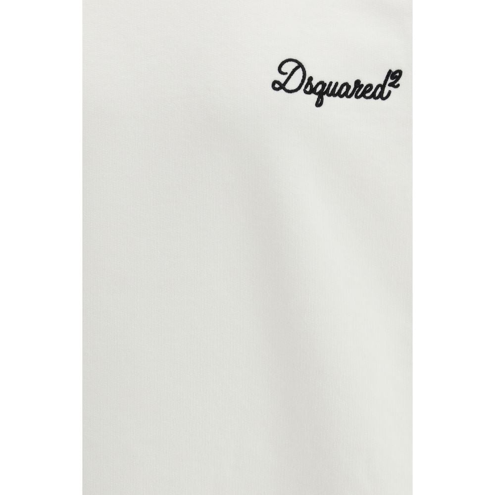 Dsquared² Sweatshirt aus weißer Baumwolle