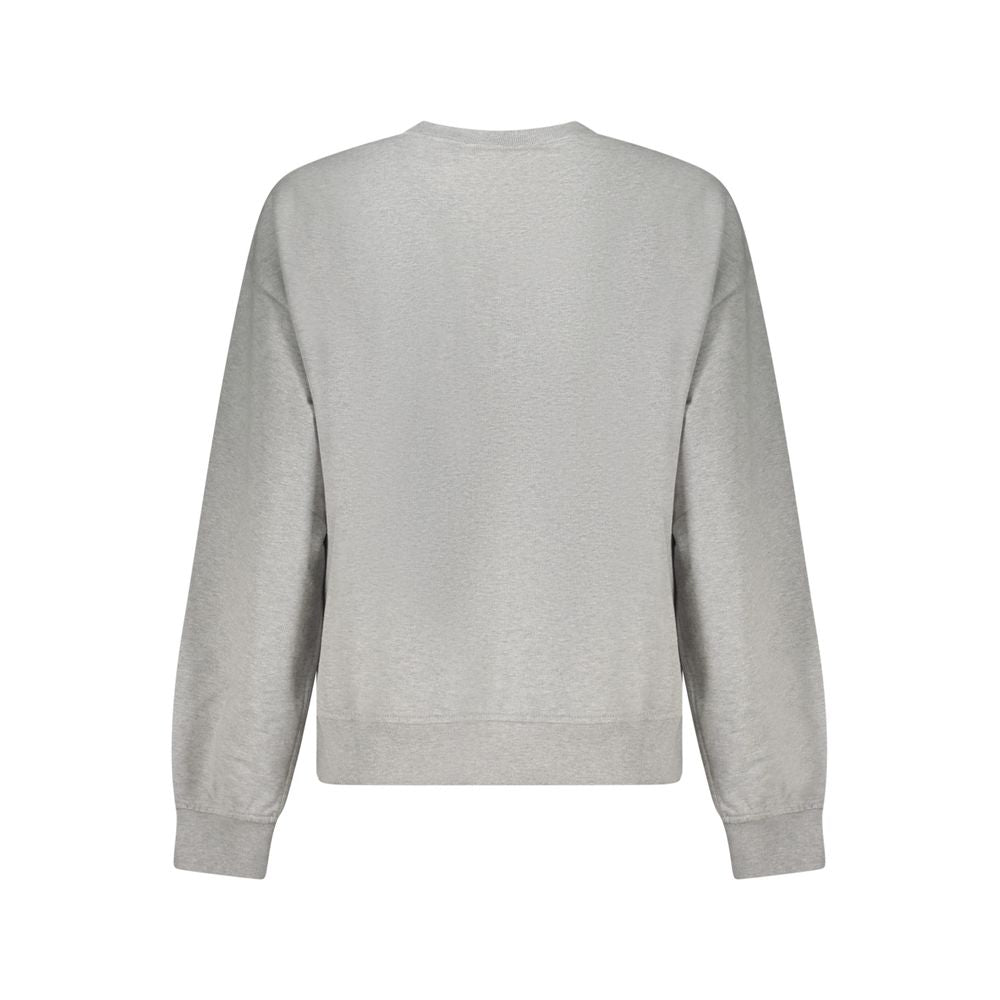 Calvin Klein Grigio Cotton Women Sweatshirt