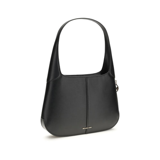 Michael Kors Black Calf Leather Bos Taurus Shoulder Bag
