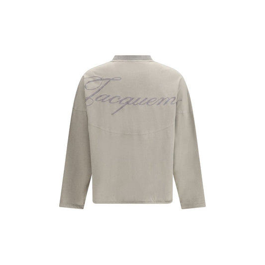Jacquemus Gray Cotton Long Sleeve T-Shirt