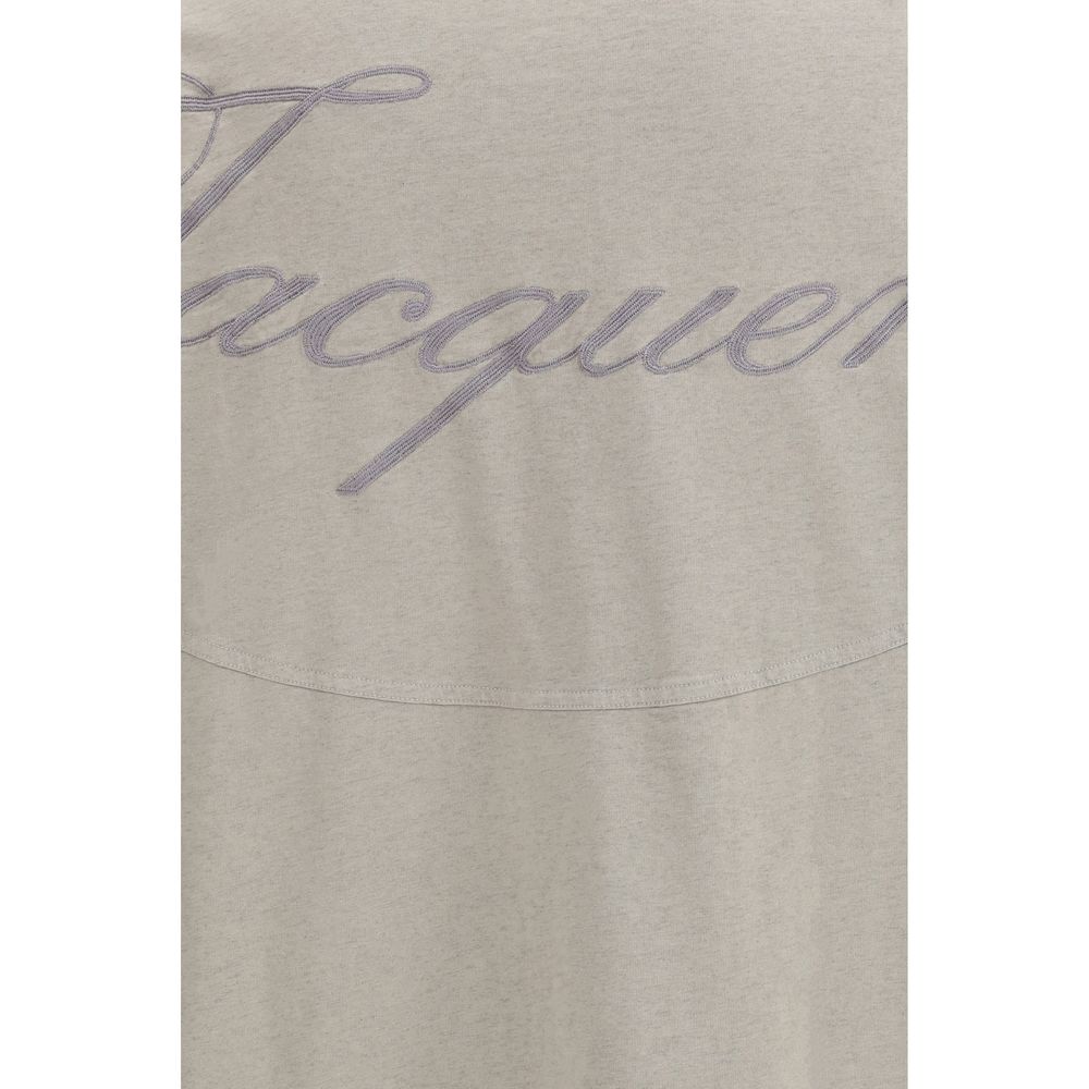 Jacquemus Gray Cotton Long Sleeve T-Shirt