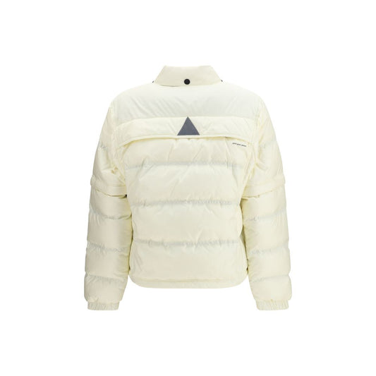 Moncler Grenoble Beige Polyamide Coat