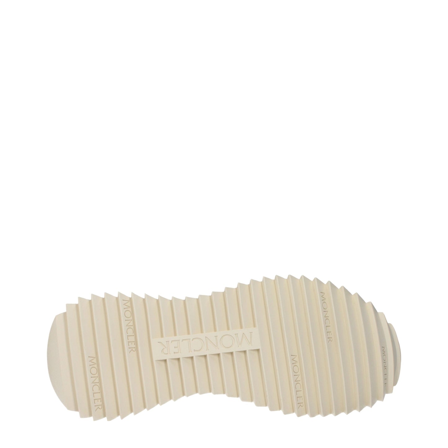 Moncler White Leather Athletic Sneakers