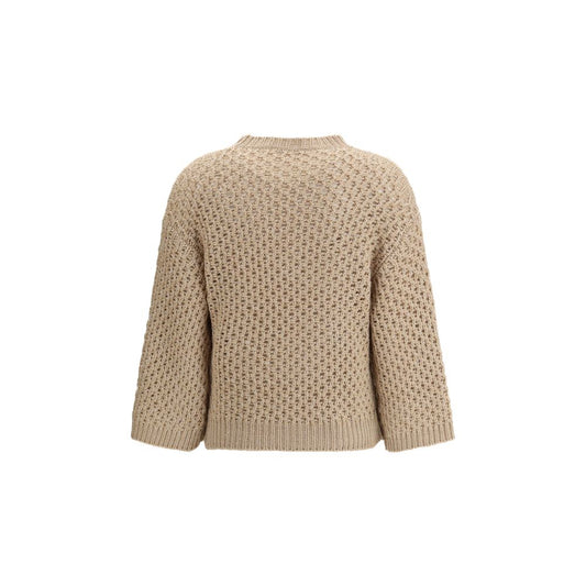 Fabiana Filippi Beige Wool Sweatshirt