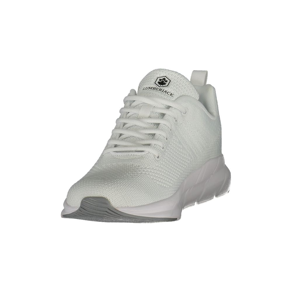 Lumberjack White Polyester Men's Sneaker