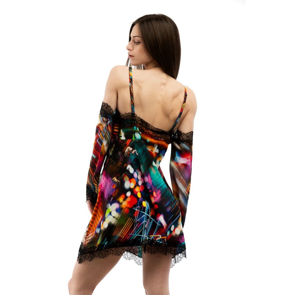 Moschino Graues Cocktailkleid aus Viskose