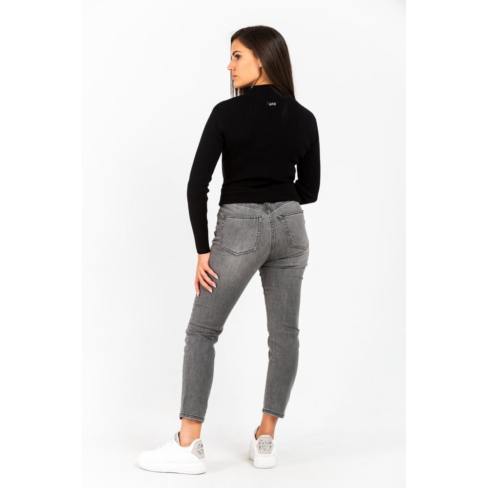 Gas Gray Cotton Jeans Denim