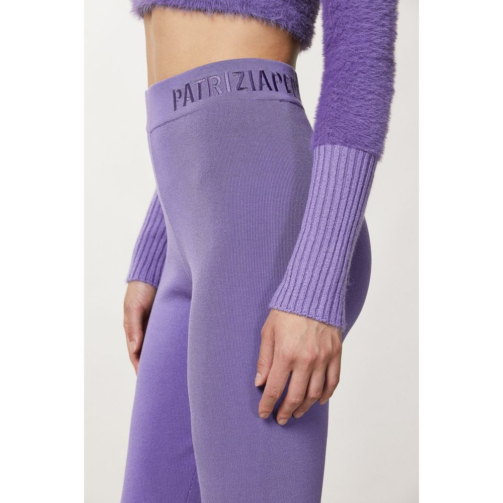 Patrizia Pepe lila Lyocell-Leggings