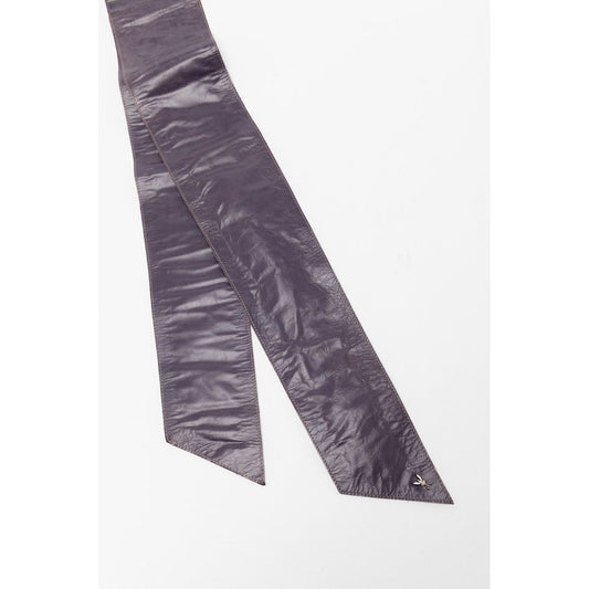 Patrizia Pepe Purple Leather Belt