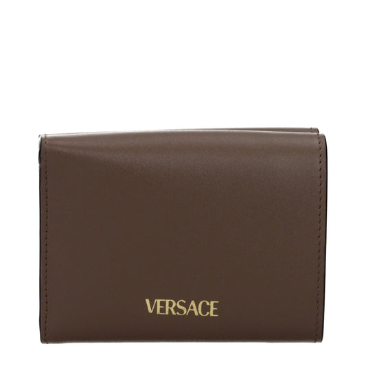 Versace Brown Leather Wallet